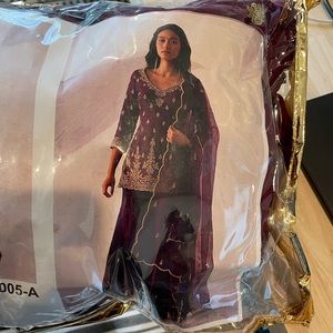 - Size 40 sharara suit - three pieces